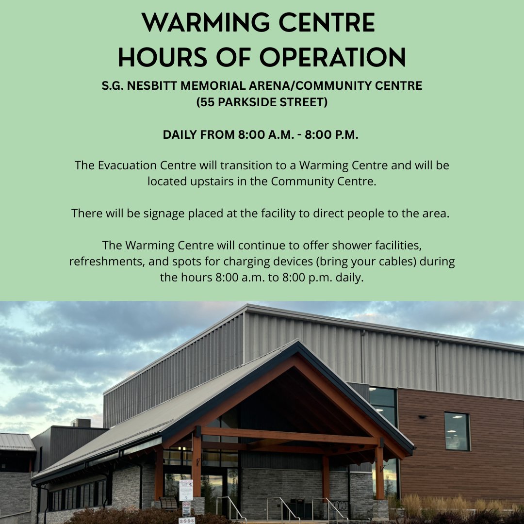 Warming Centre : Flood 2026