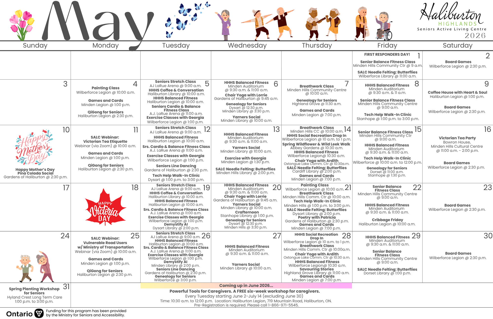 May 2026 SALC Calendar