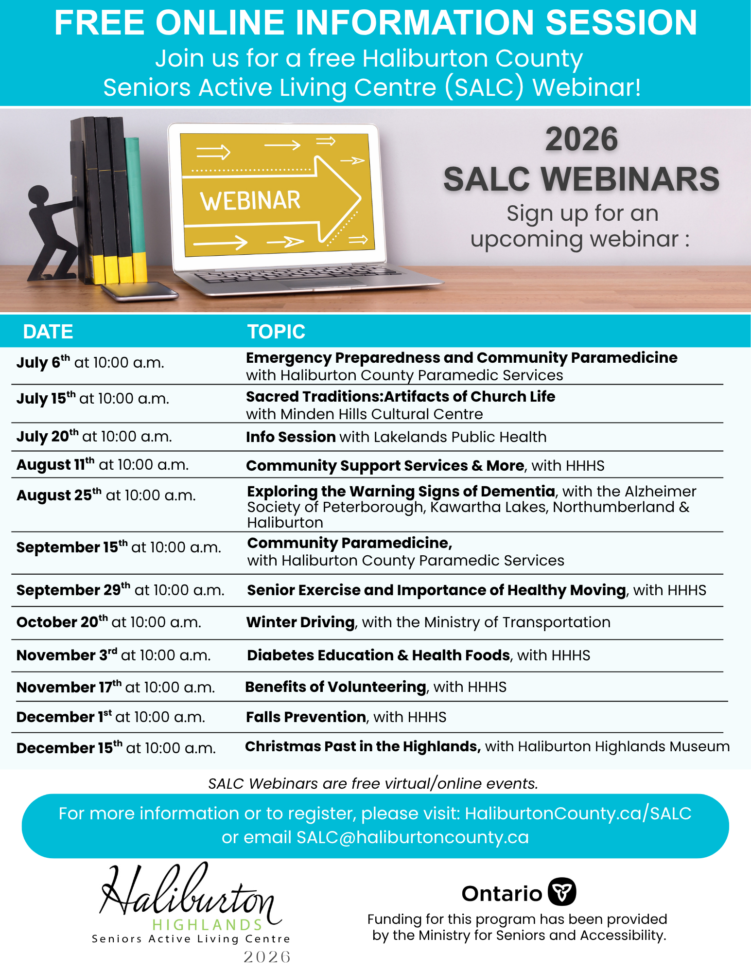 SALC webinars 2026