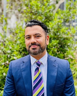 Head shot of a new male doctor