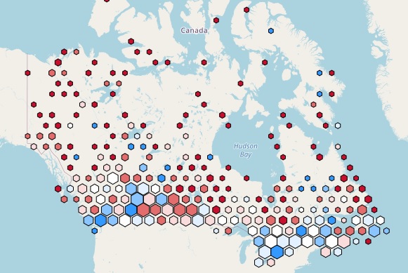 Map of Canada Broadband Access