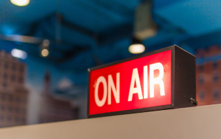 "On Air" sign 